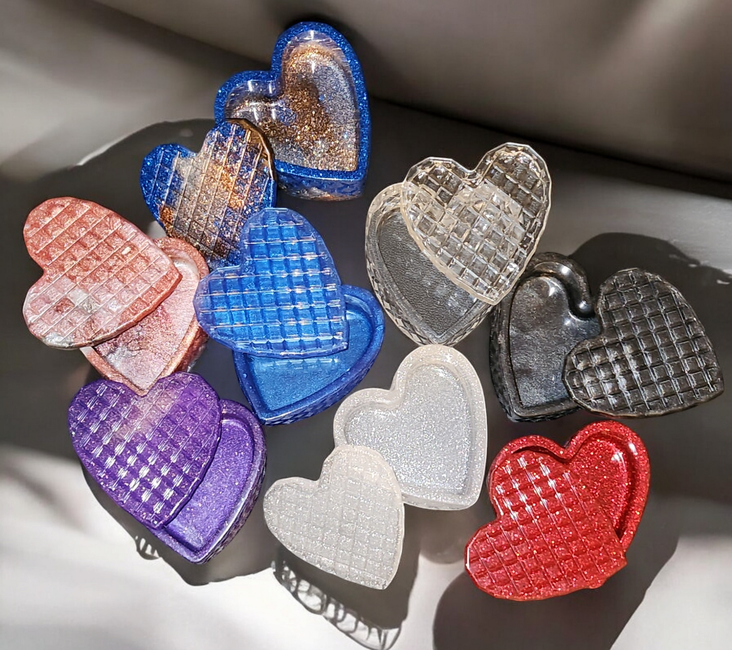 Heart shaped trinket holder